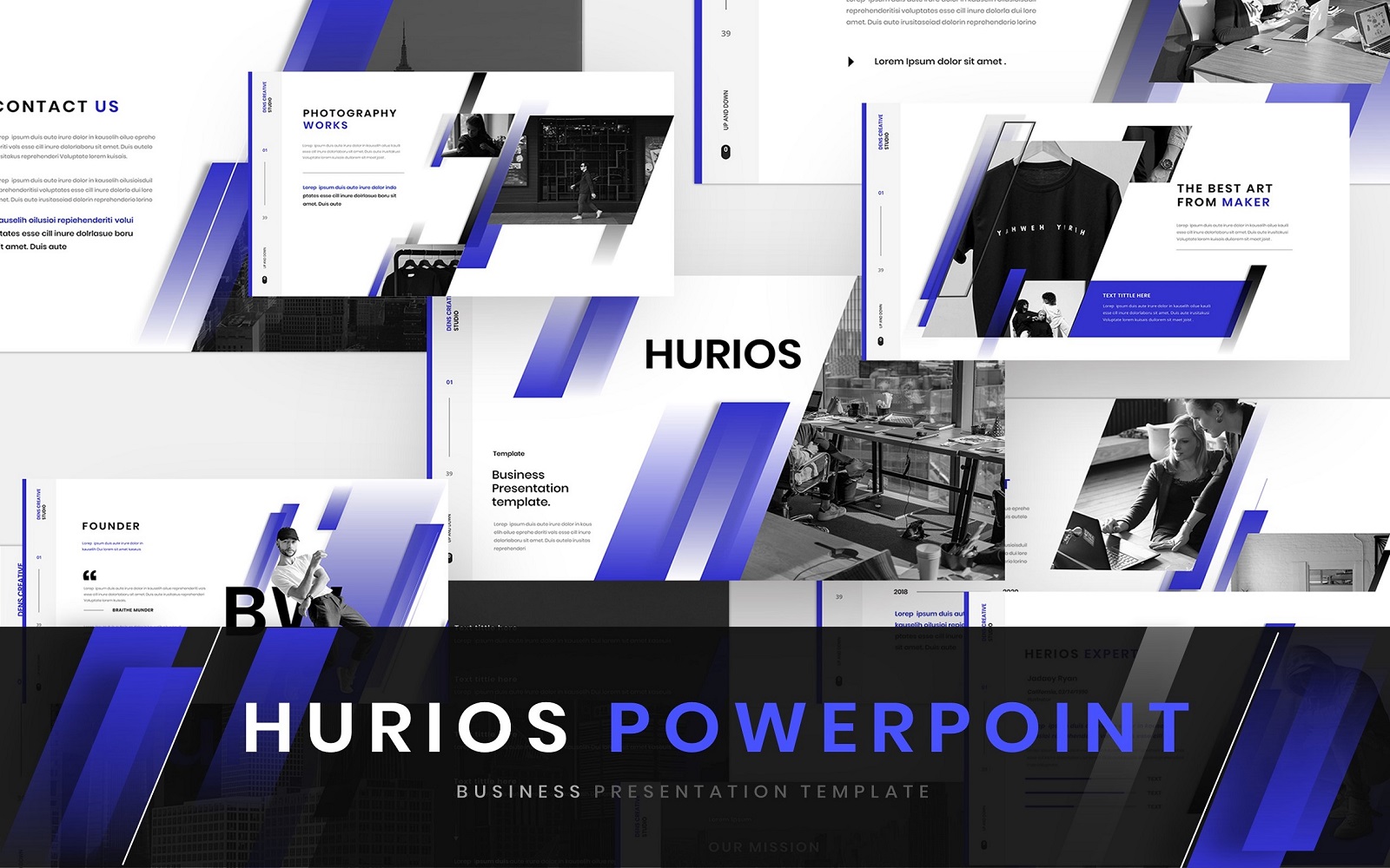 Hurios – Busines PowerPoint Template