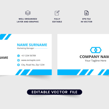 Card Double Corporate Identity 285610