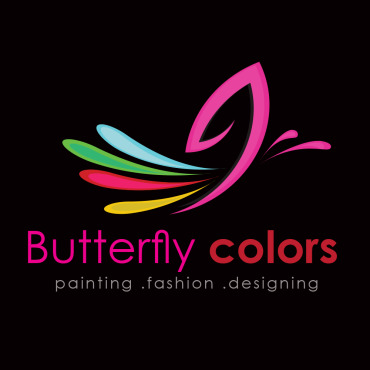 Blue Butterfly Logo Templates 285715