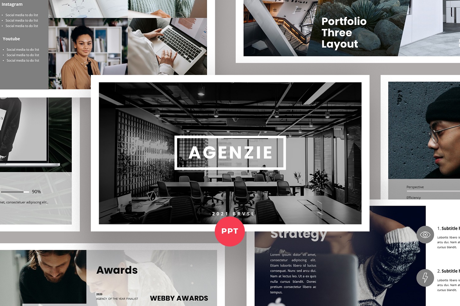 Agenzie Business PowerPoint Template