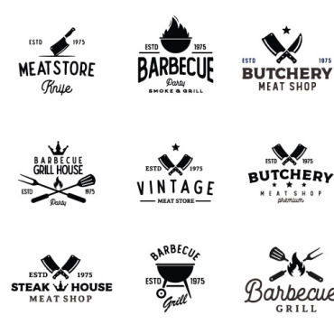 Butcher Vintage Logo Templates 285874