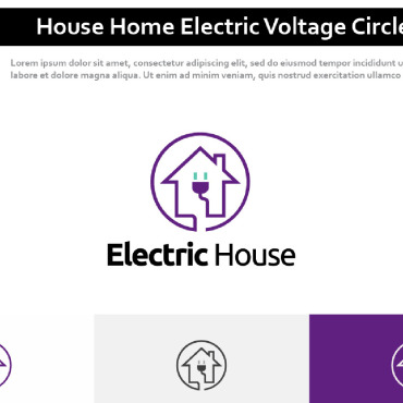 Home Electric Logo Templates 285893