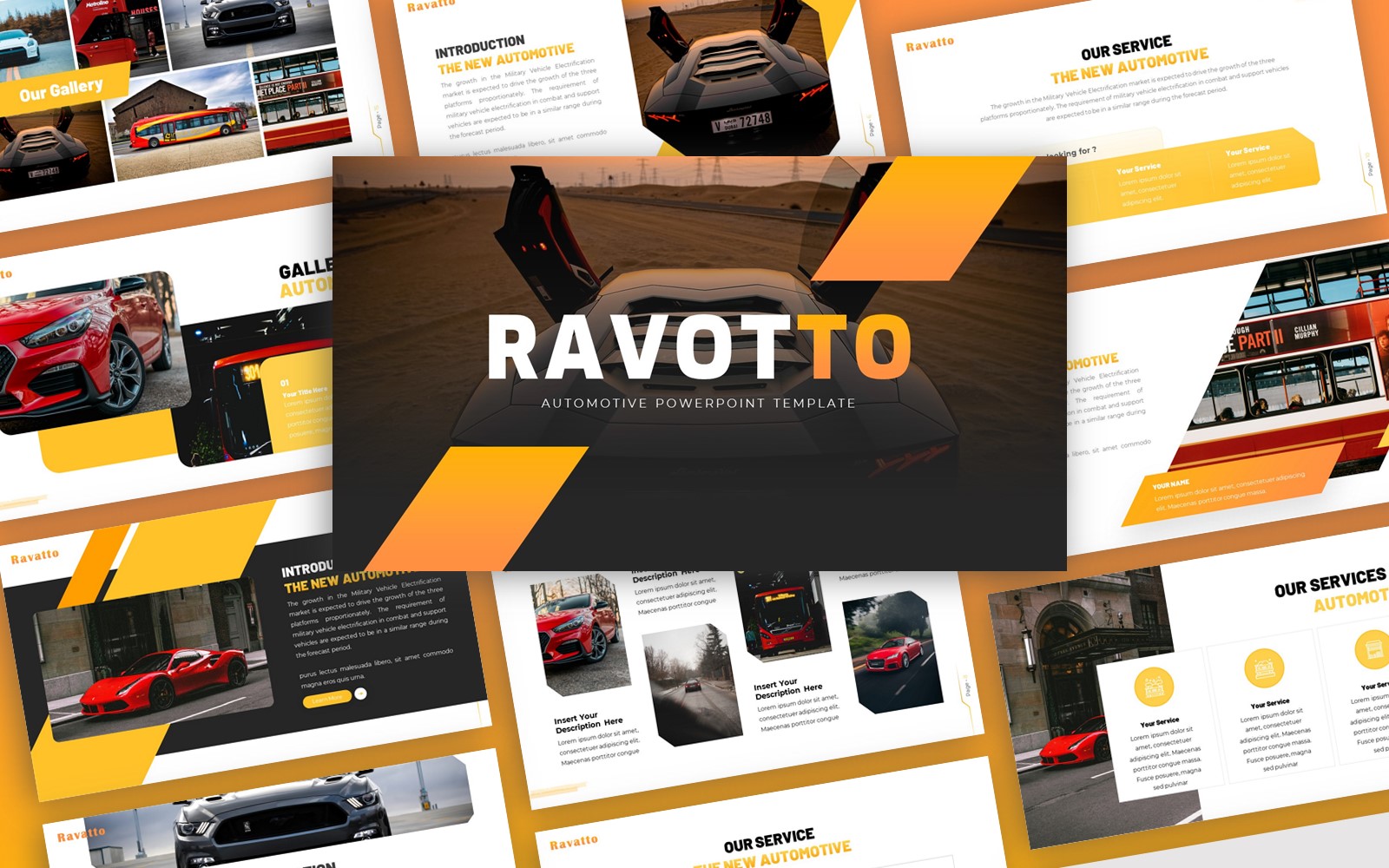 Ravotto - Automotive Multipurpose PowerPoint Template