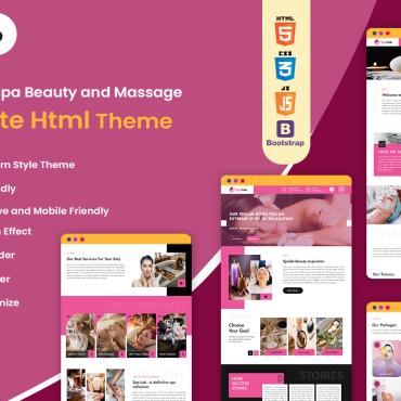 Beauty Center Responsive Website Templates 285971