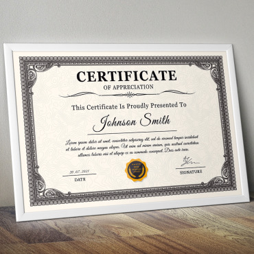 Appreciation Certificate Certificate Templates 286006