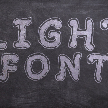 Light Font  286021