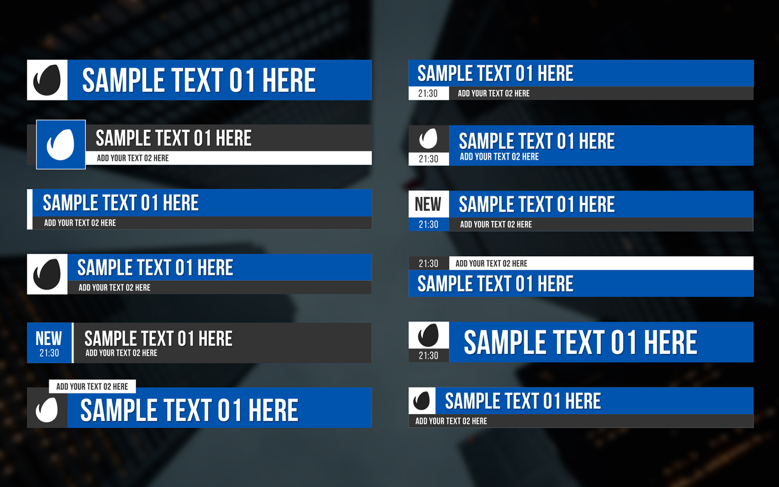 Exclusive Lower Thirds - After Effects Template