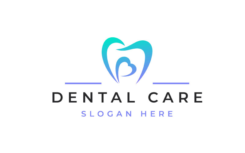 Tooth And Heart, Dental Care Logo Design Inspiration