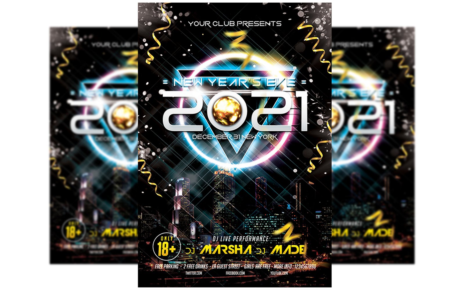 New Year's Eve - Flyer Template
