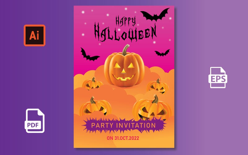 Halloween Invitation Flyer - Halloween Flyer