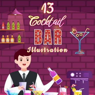 Bar Alcohol Illustrations Templates 286269