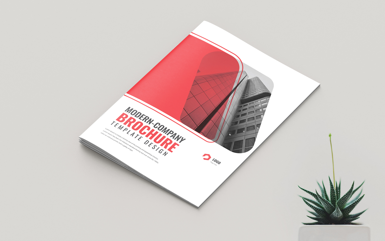 A4 Bifold Brochure Template Design,