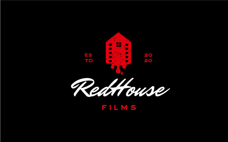Vintage Retro Rustic House Film Movie or Cinema Logo Design Inspiration