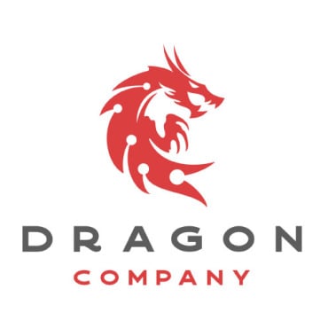 Dragon Illustration Logo Templates 286612