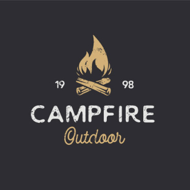 Bonfire Hot Logo Templates 286630