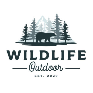 Forest Bear Logo Templates 286638