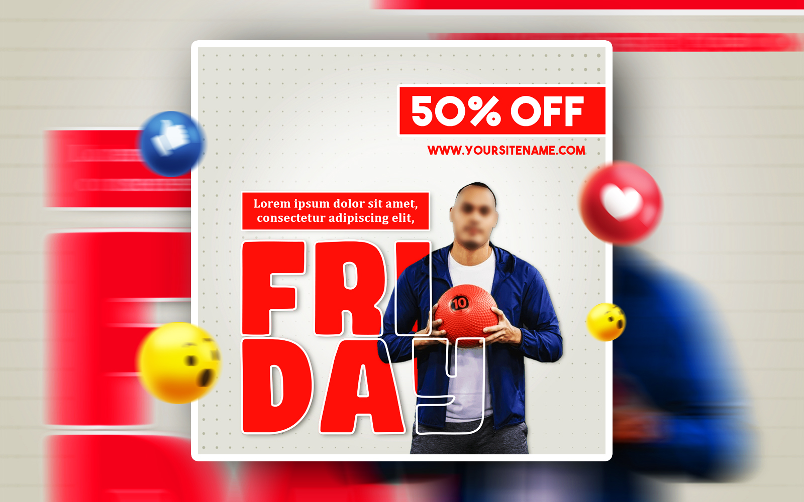 Friday Sales Social Media promotional Ads Banner