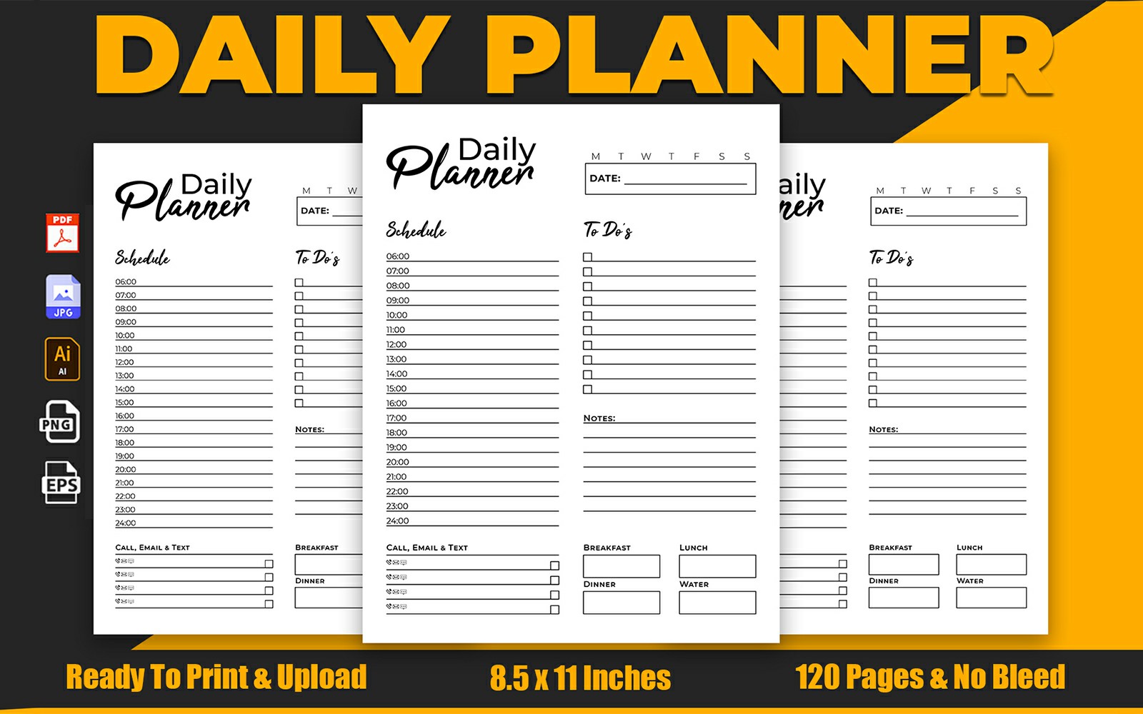 Daily Planner KDP Interior Design