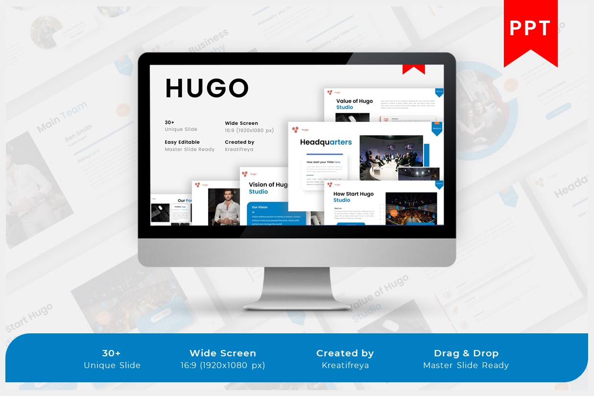 Hugo - PowerPoint Creative Business Template