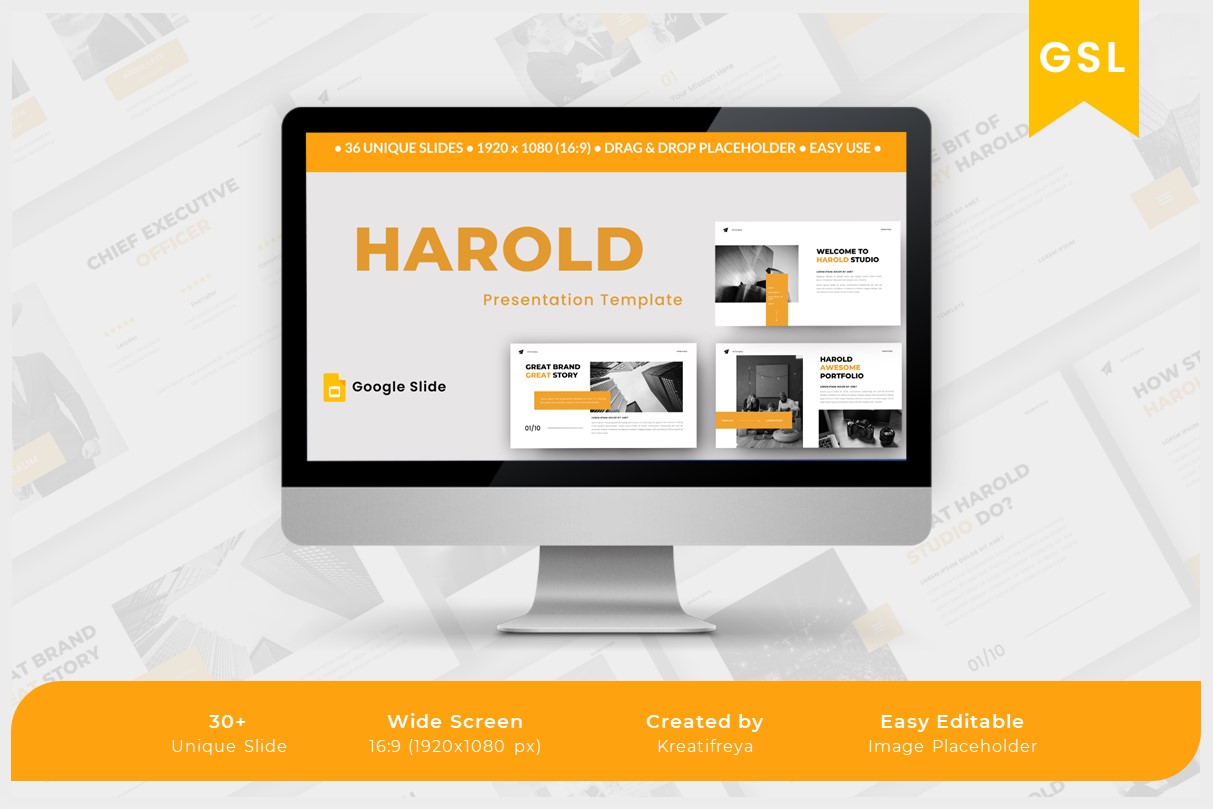 Harold – Business Google Slide Template