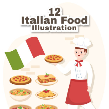 Restaurant Italian Illustrations Templates 287023