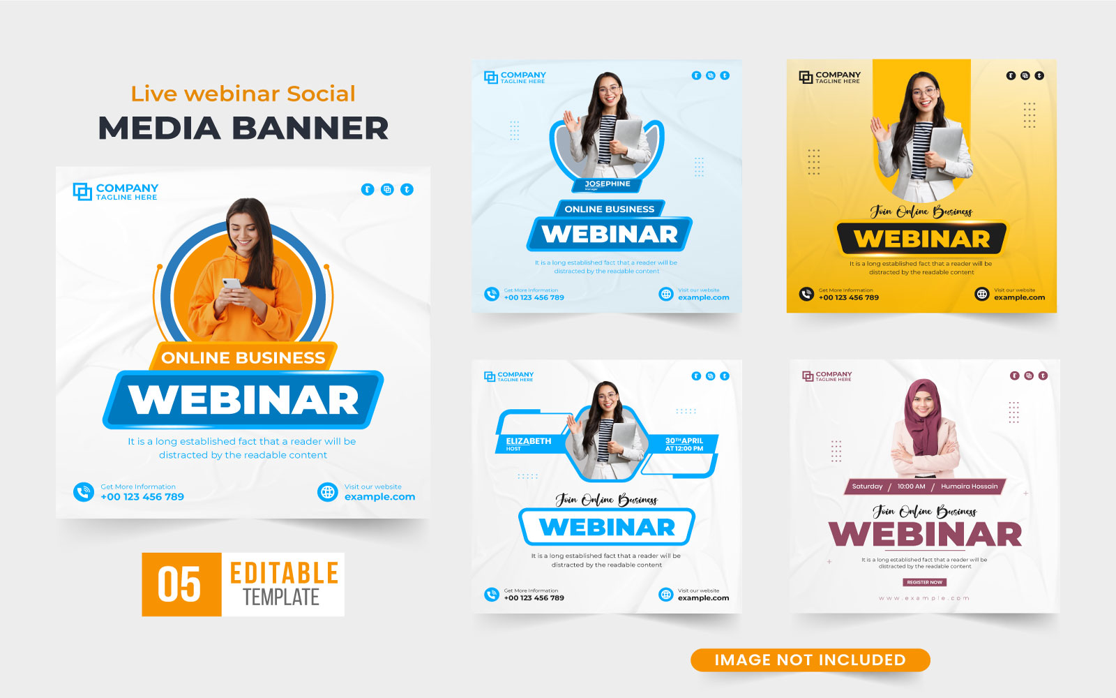 Webinar social media post collection