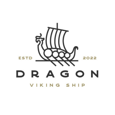 Viking Ship Logo Templates 287139