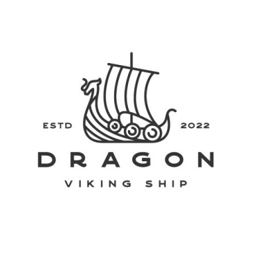 Viking Ship Logo Templates 287140