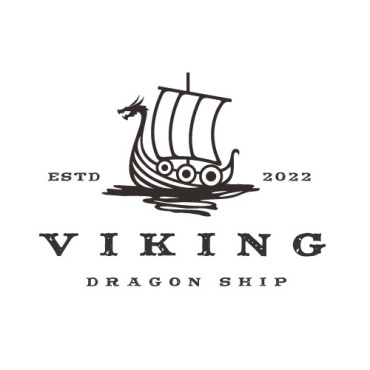 Viking Ship Logo Templates 287141