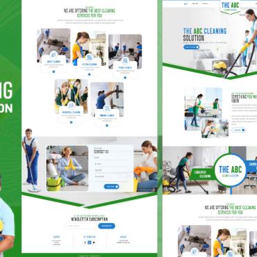 Clean Cleaning PSD Templates 287161