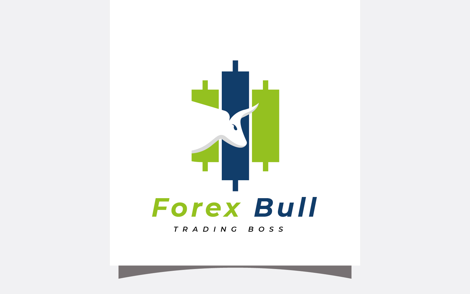 FX Bulls - 3d logo animation for financial and forex trading company