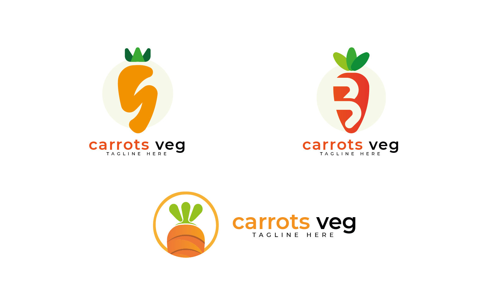 carrot logo design collections