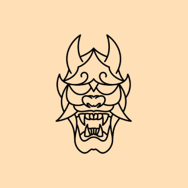 Illustration Face Logo Templates 287289