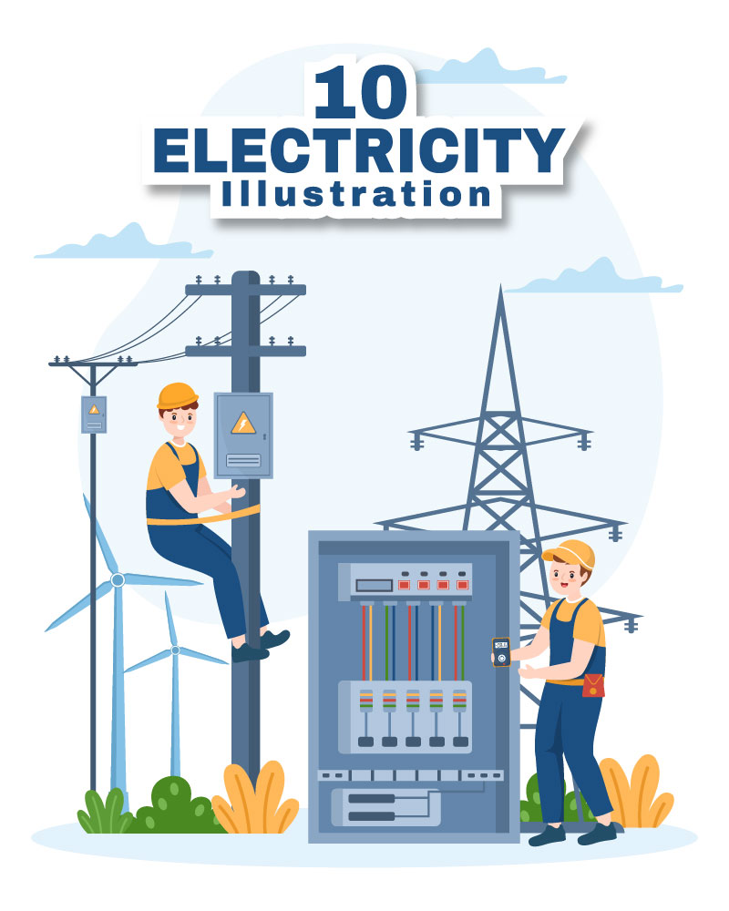 10 Lighting and Electricity Energy Maintenance Illustration