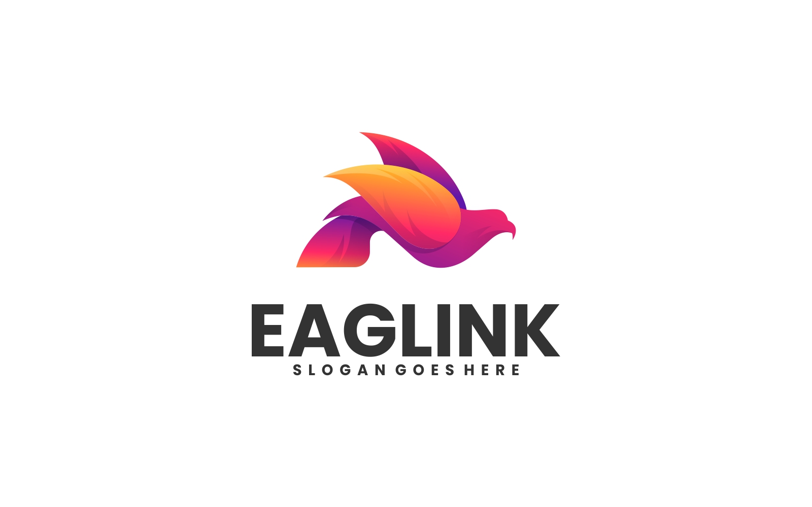 Eagle Gradient Logo Design 5