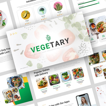 Vegetary Salad Google Slides 287315