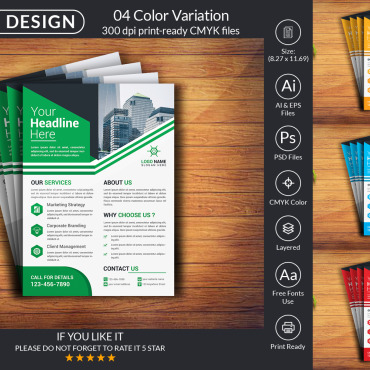 Design Flyer Corporate Identity 287340