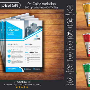 Design Flyer Corporate Identity 287341