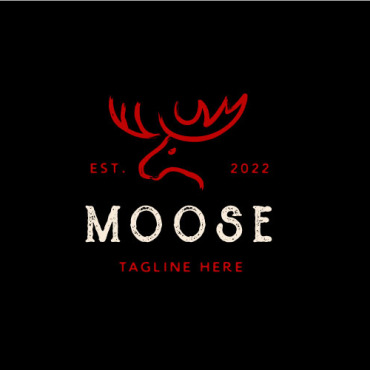 Moose Animal Logo Templates 287379