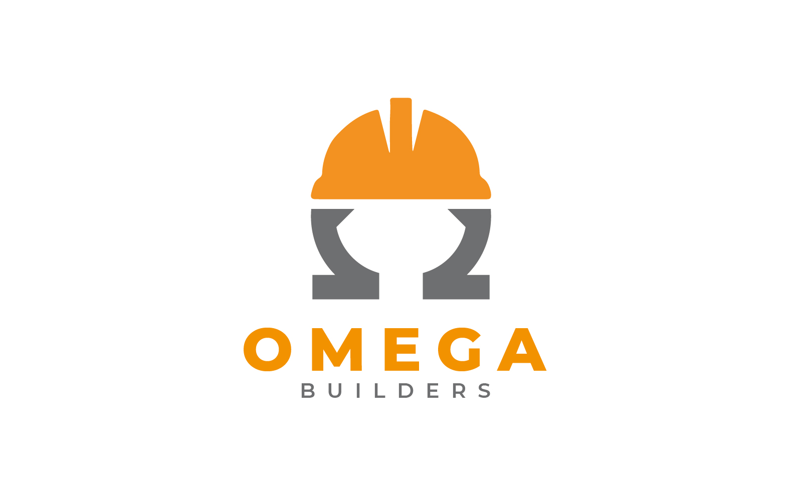 omega builder logo design template