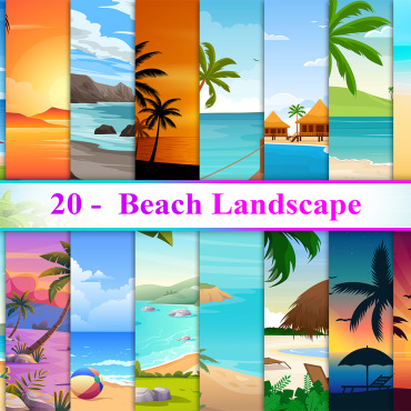 <a class=ContentLinkGreen href=/fr/kit_graphiques_templates_background.html>Background</a></font> paysage plage 287428