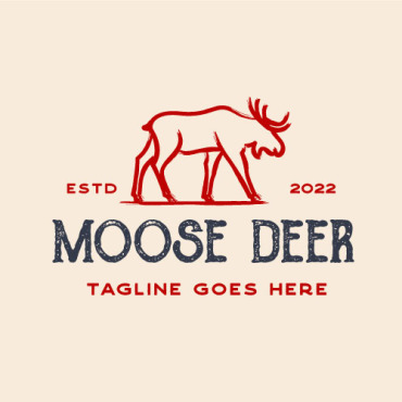 <a class=ContentLinkGreen href=/fr/logo-templates.html>Logo Templates</a></font> moose animal 287470