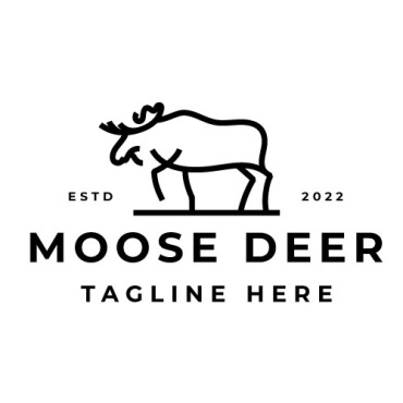 Moose Animal Logo Templates 287471