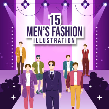 Men Show Illustrations Templates 287516