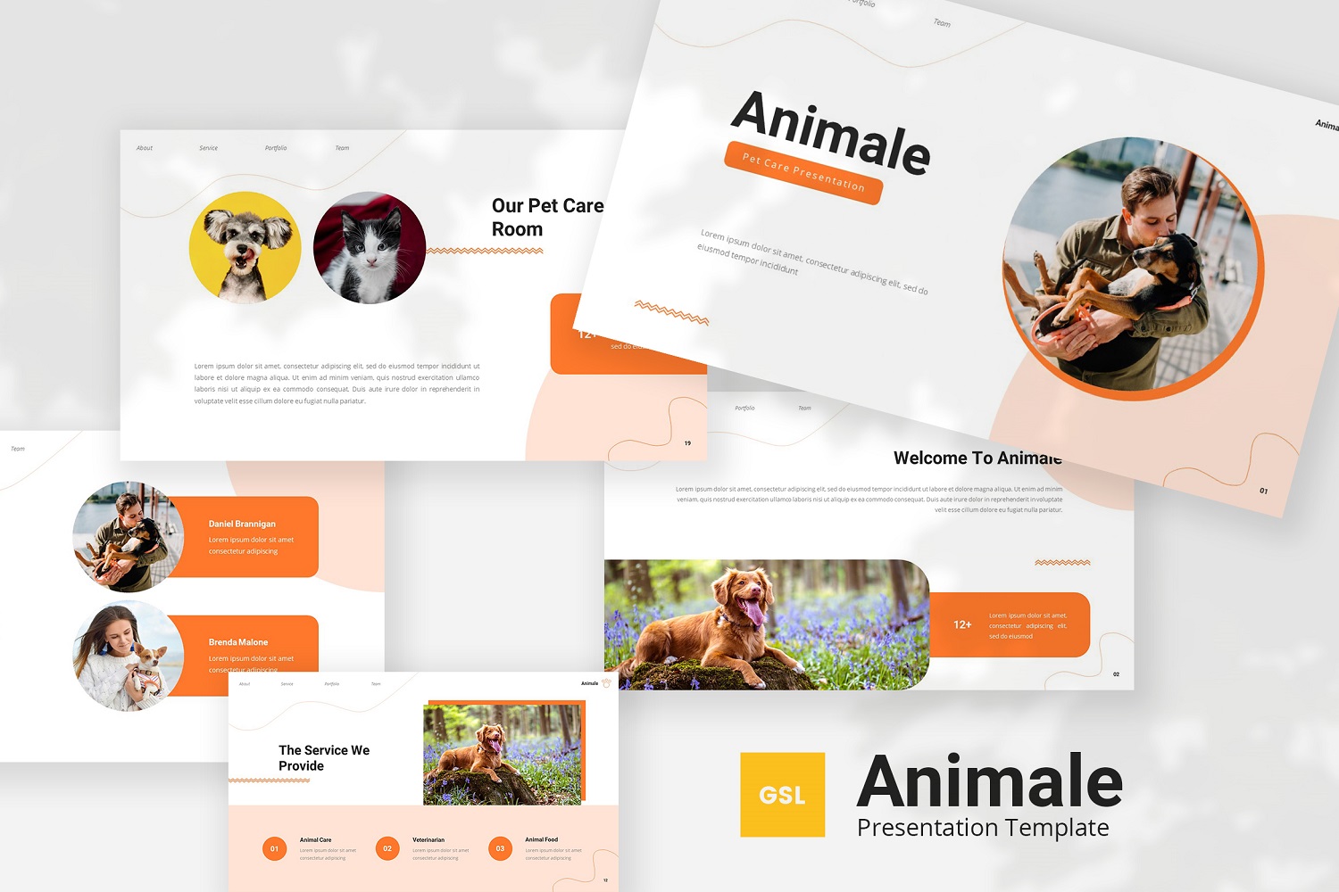 Animale - Pet Care Google Slides Template