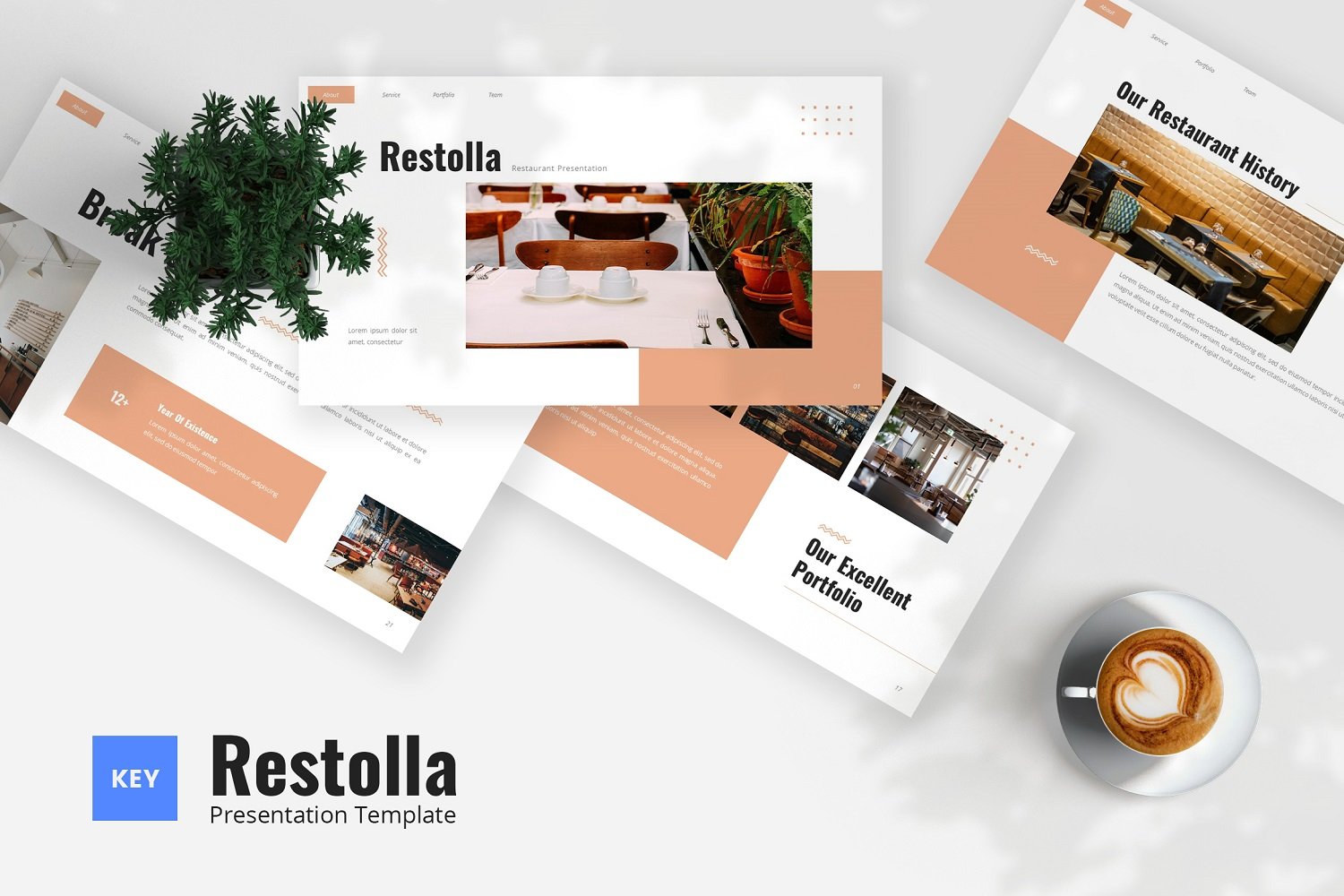 Restolla - Food and Restaurant Keynote Template