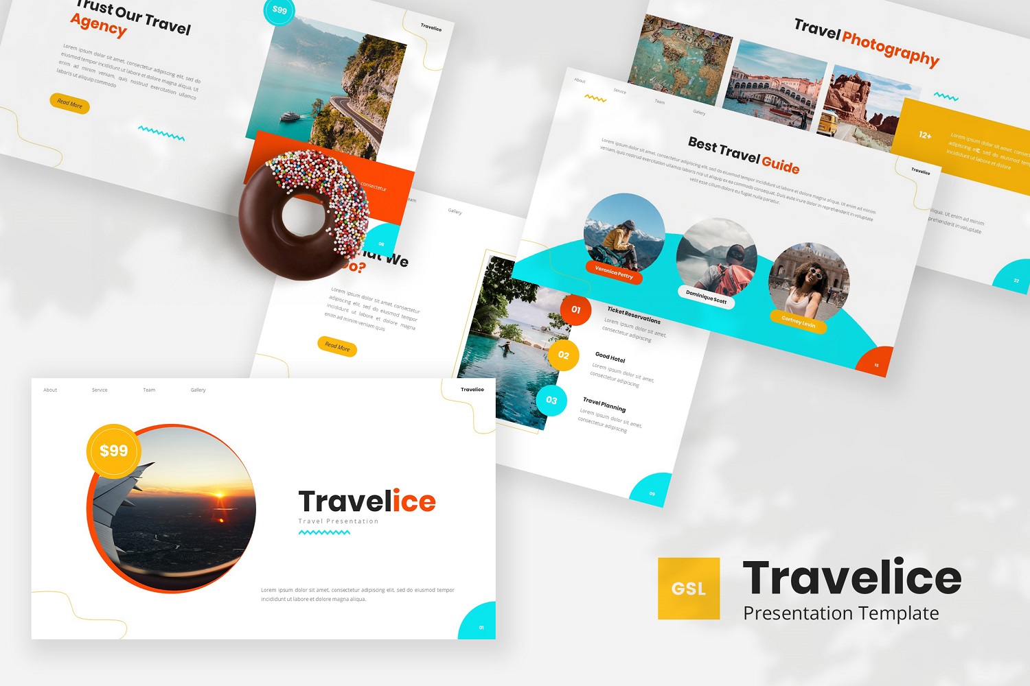 Travelice - Travel Google Slides Template