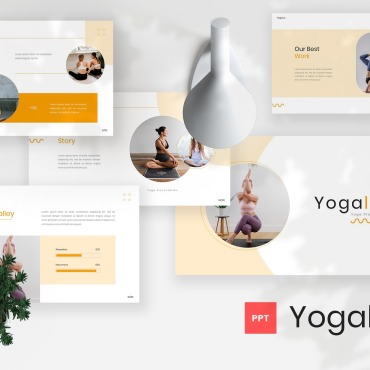 Yoga Studio PowerPoint Templates 287529