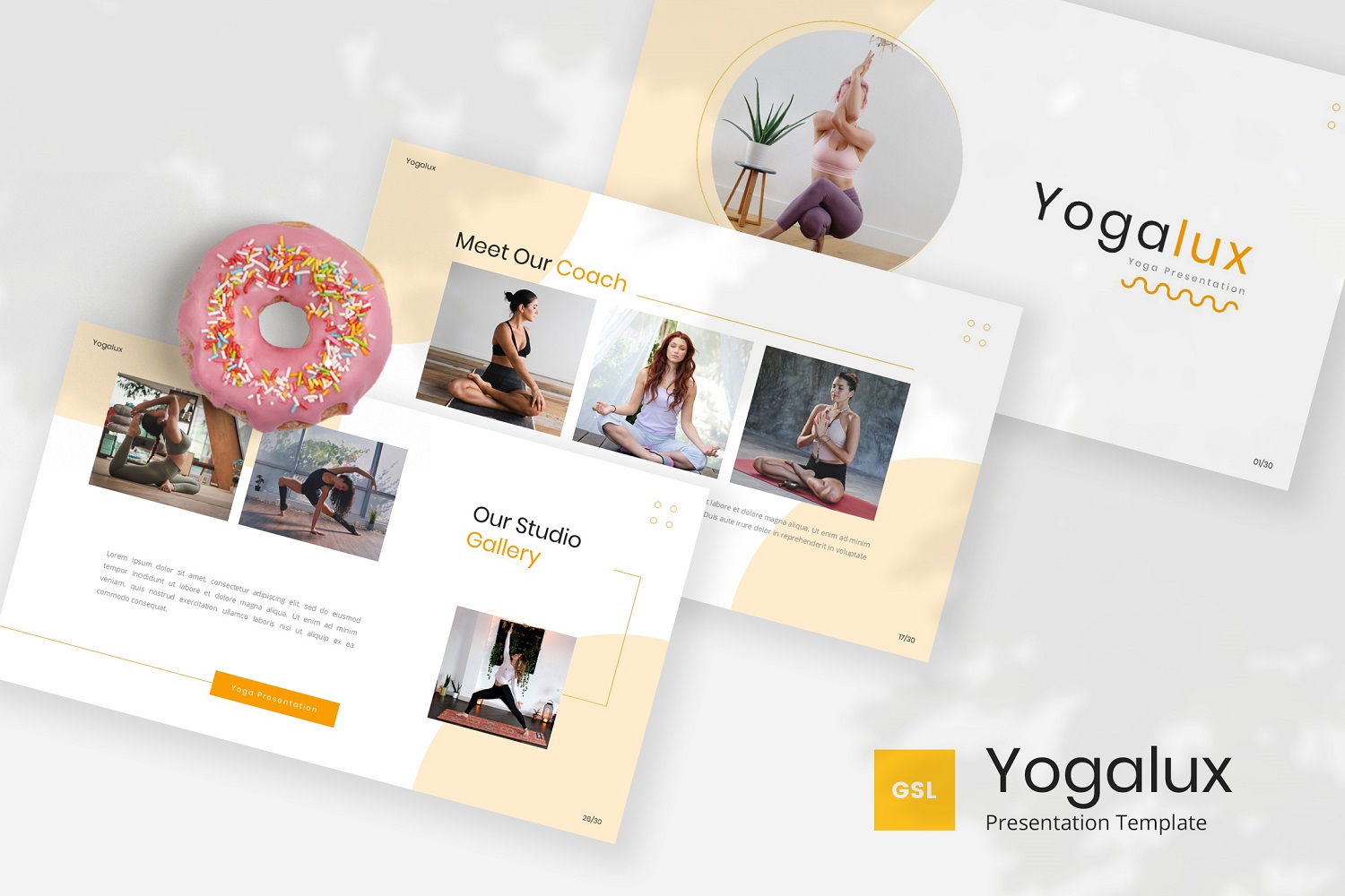 Yogalux - Yoga Google Slides Template