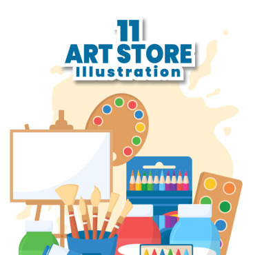 Shop Art Illustrations Templates 287541
